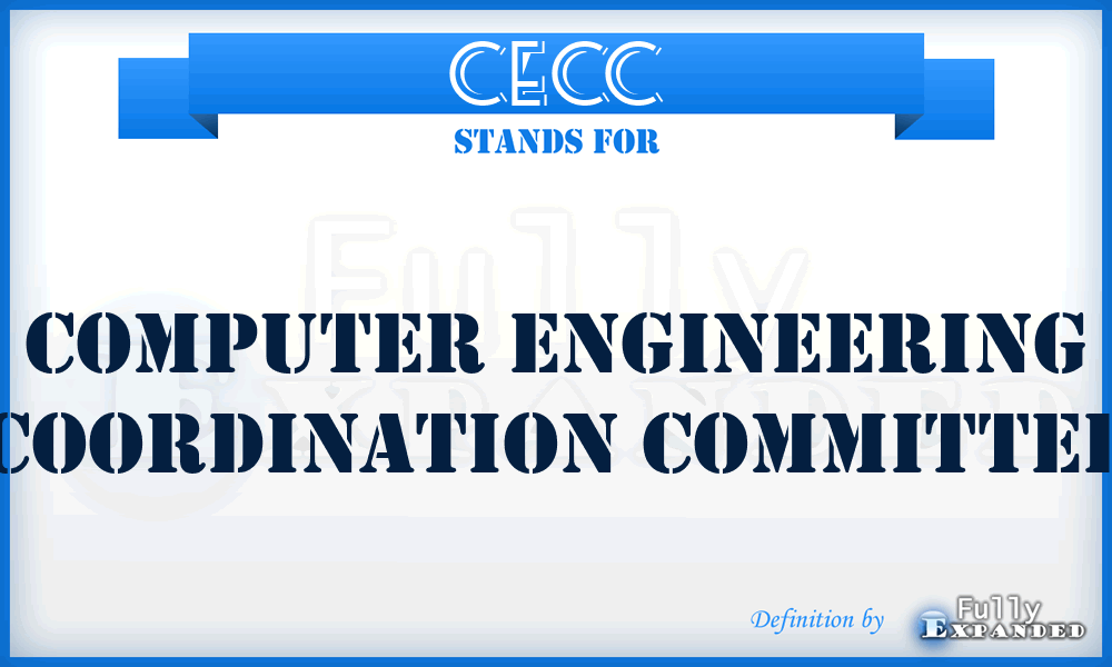 CECC - Computer Engineering Coordination Committee