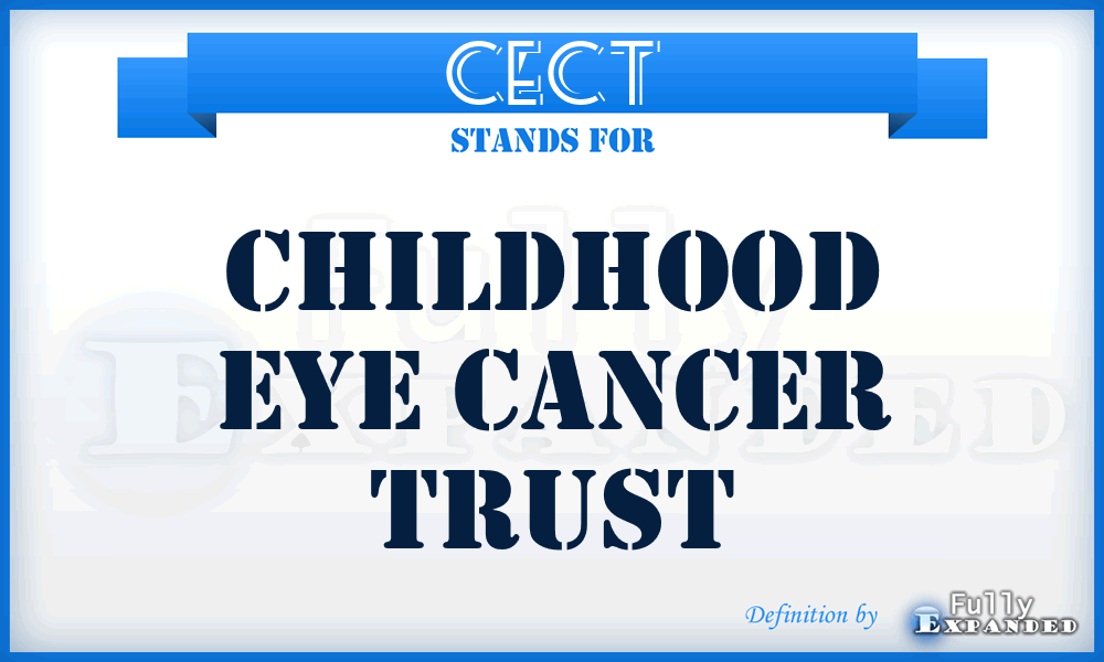 CECT - Childhood Eye Cancer Trust