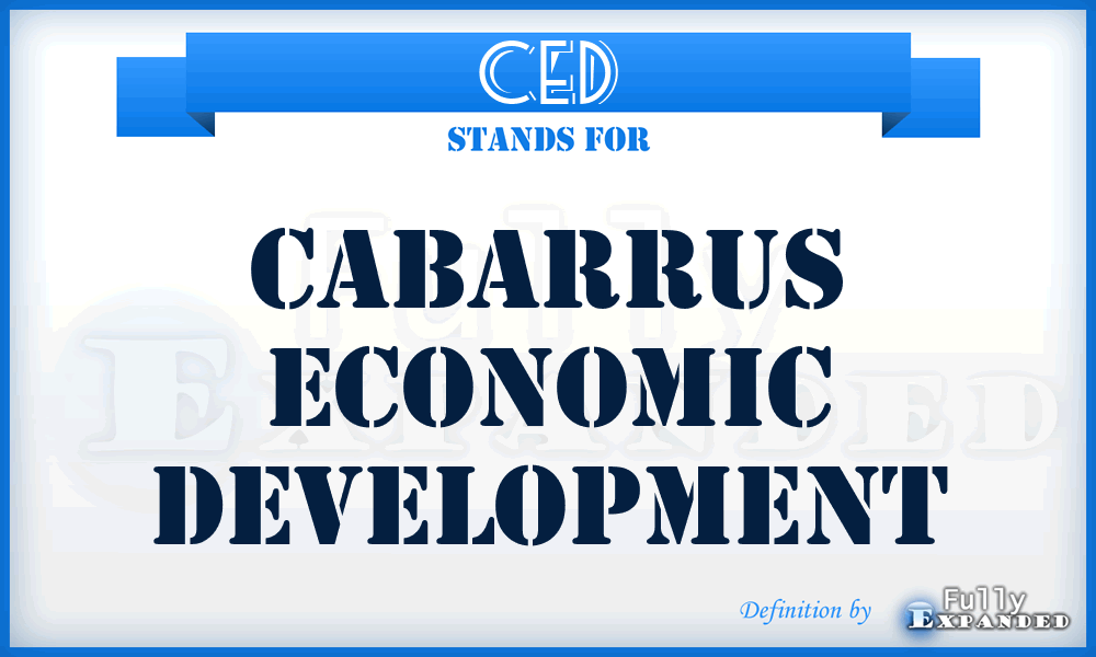 CED - Cabarrus Economic Development