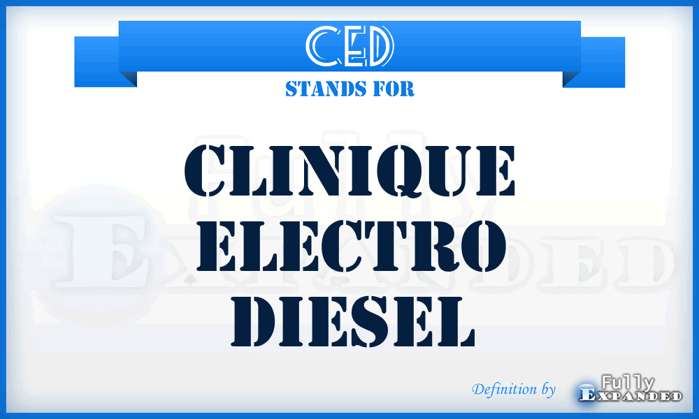 CED - Clinique Electro Diesel