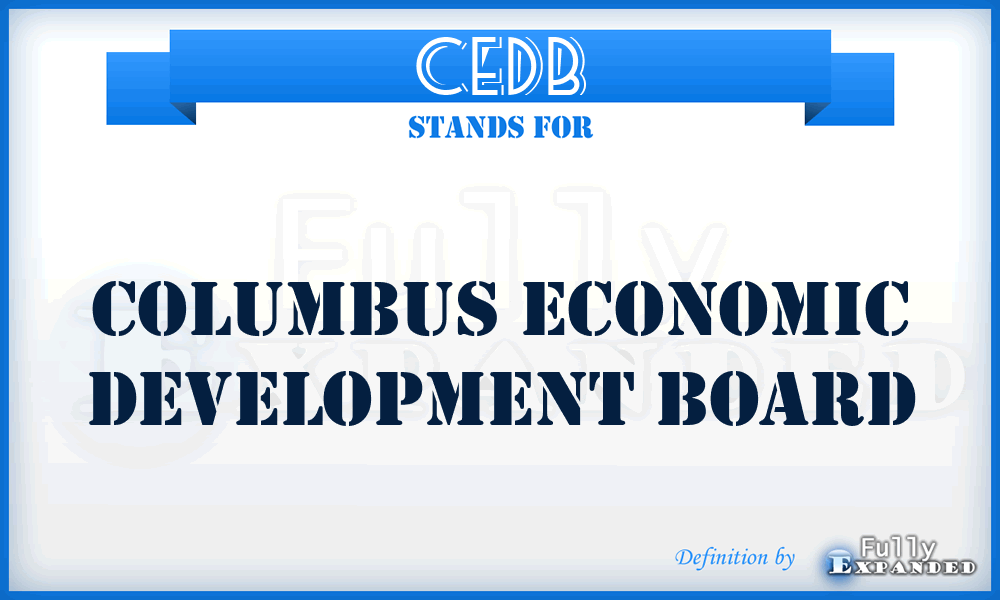 CEDB - Columbus Economic Development Board