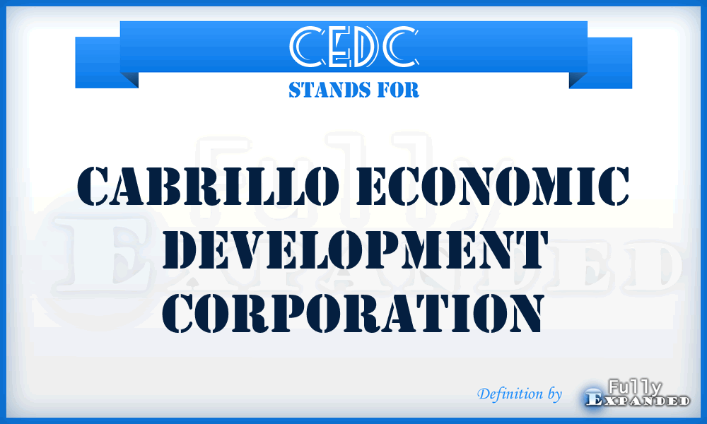 CEDC - Cabrillo Economic Development Corporation
