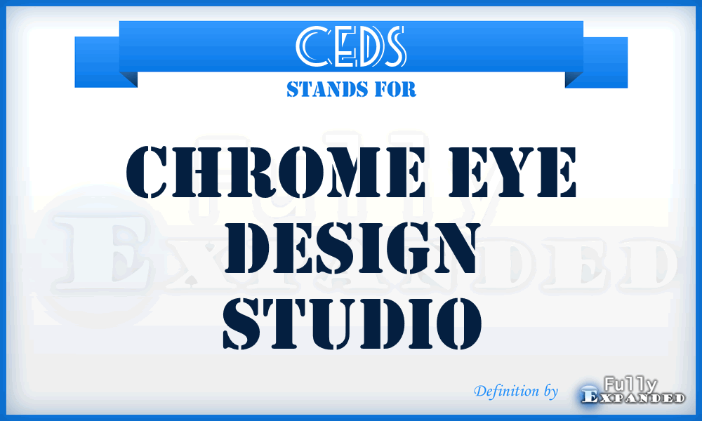 CEDS - Chrome Eye Design Studio