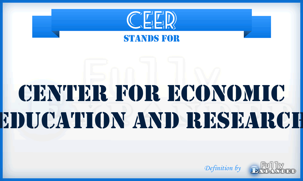 CEER - Center for Economic Education and Research