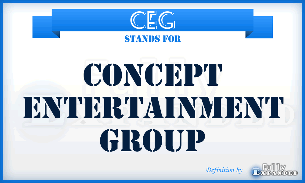 CEG - Concept Entertainment Group