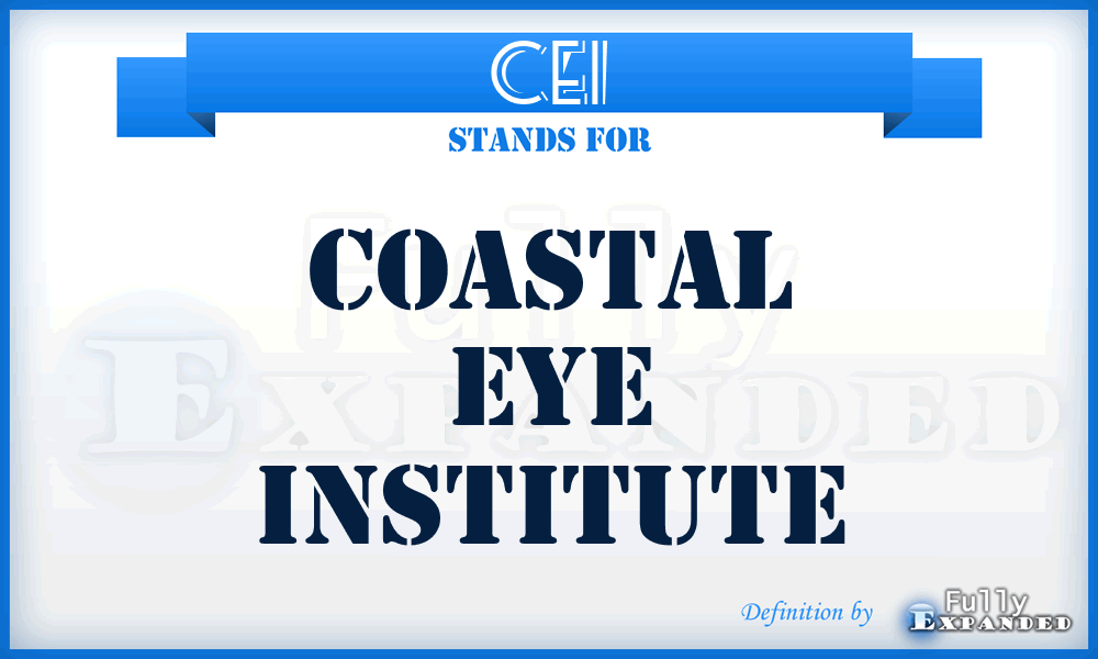 CEI - Coastal Eye Institute