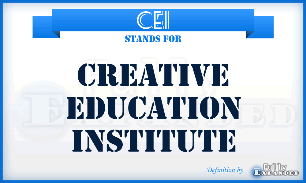 CEI - Creative Education Institute