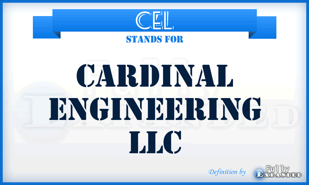 CEL - Cardinal Engineering LLC