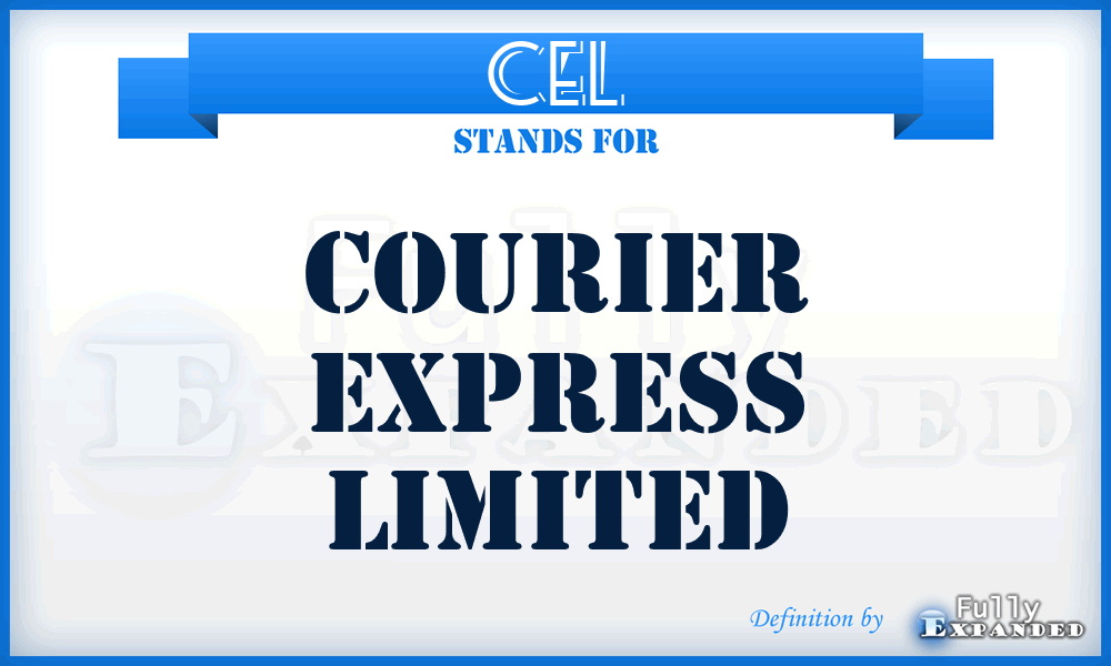 CEL - Courier Express Limited