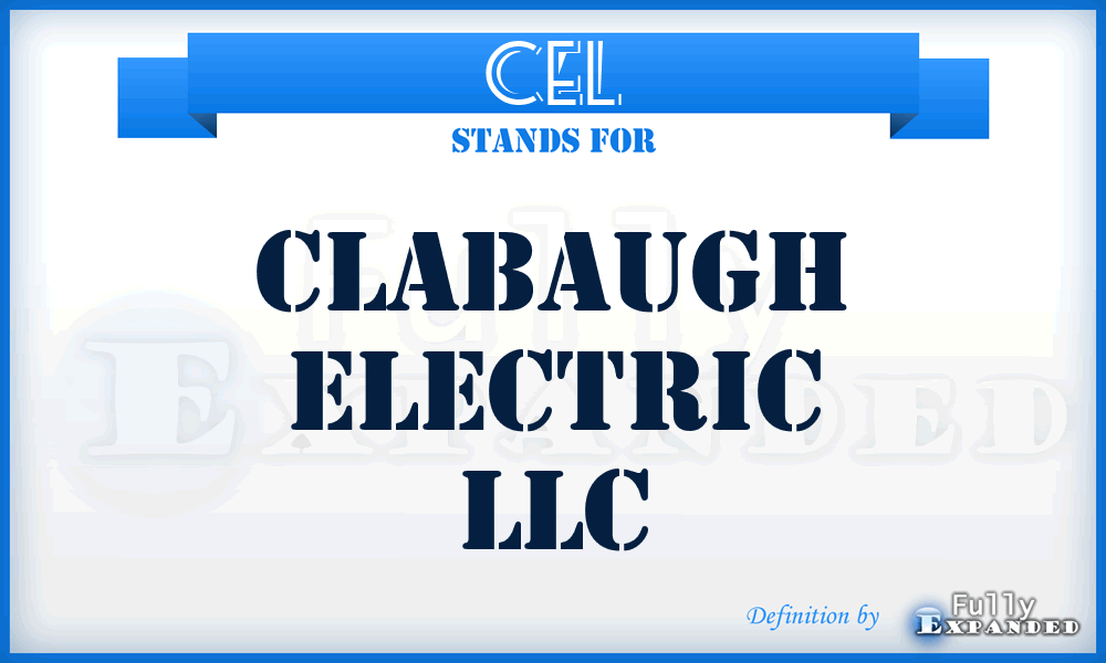 CEL - Clabaugh Electric LLC