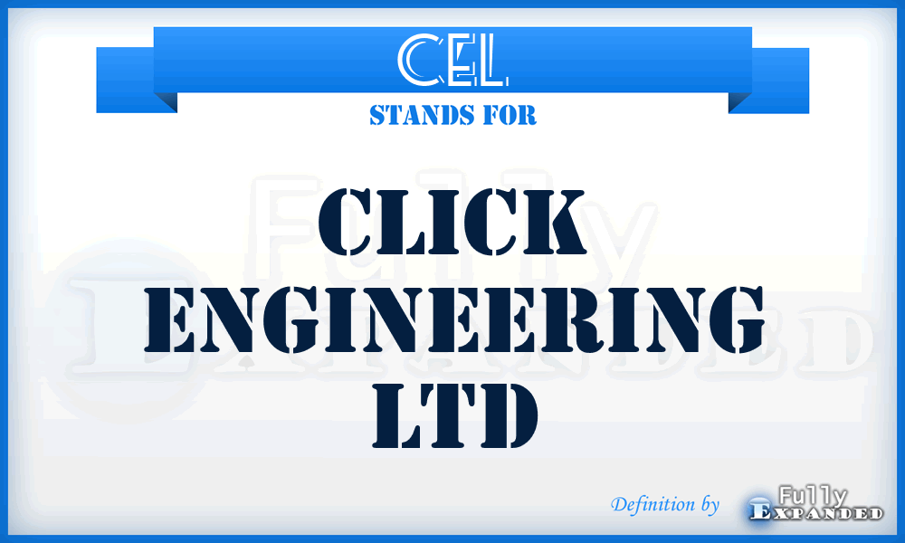 CEL - Click Engineering Ltd