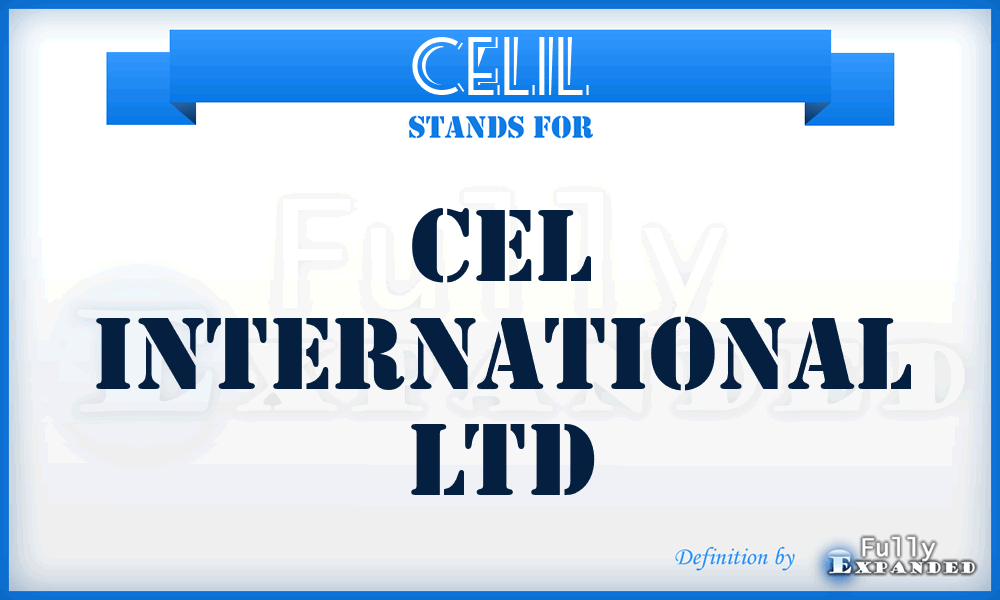 CELIL - CEL International Ltd