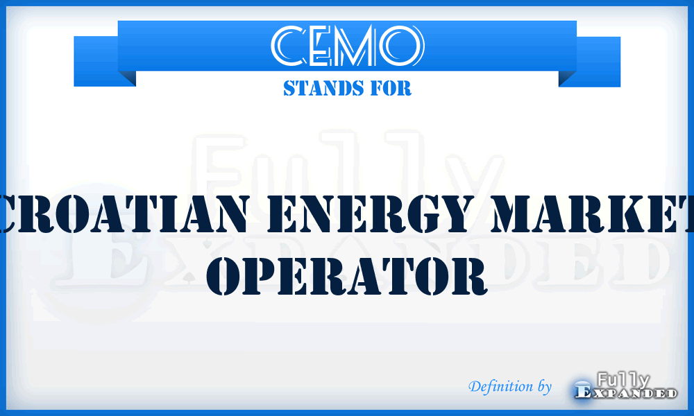 CEMO - Croatian Energy Market Operator