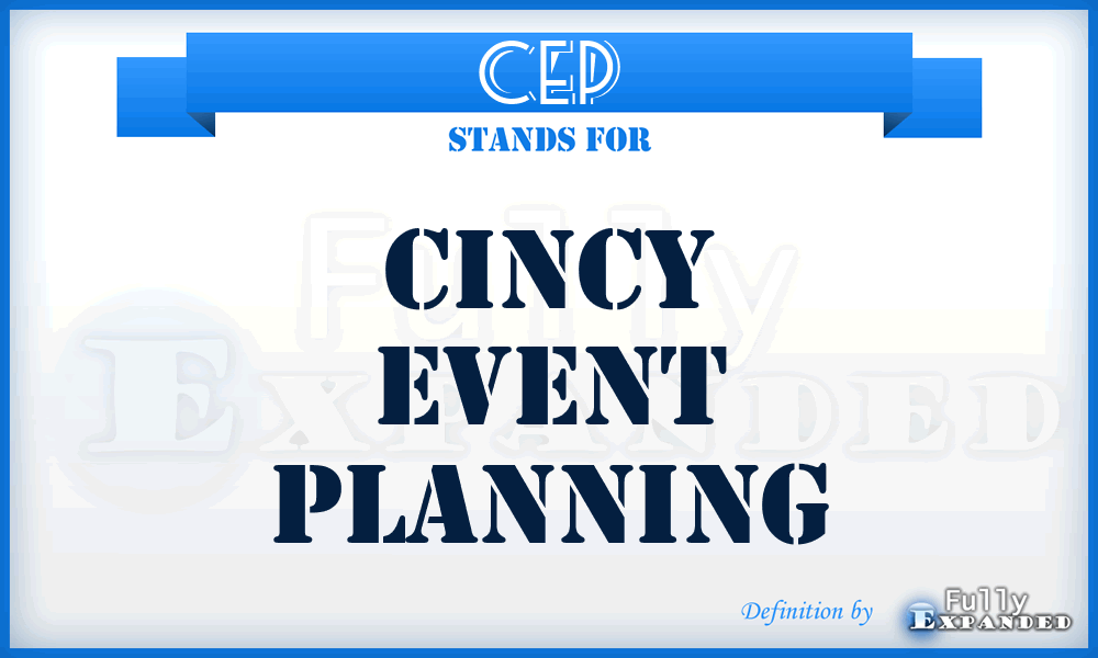 CEP - Cincy Event Planning