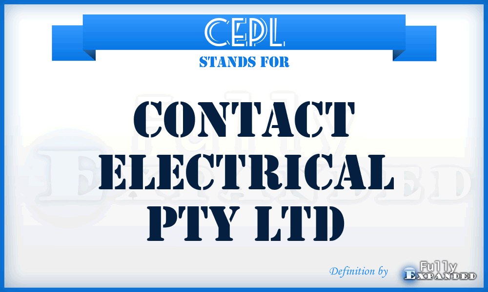 CEPL - Contact Electrical Pty Ltd