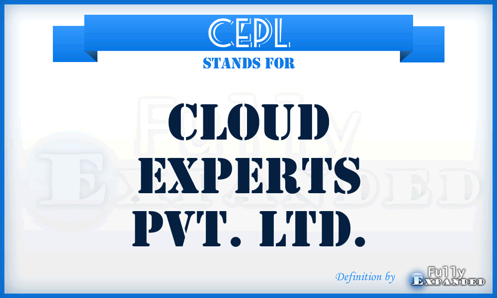 CEPL - Cloud Experts Pvt. Ltd.