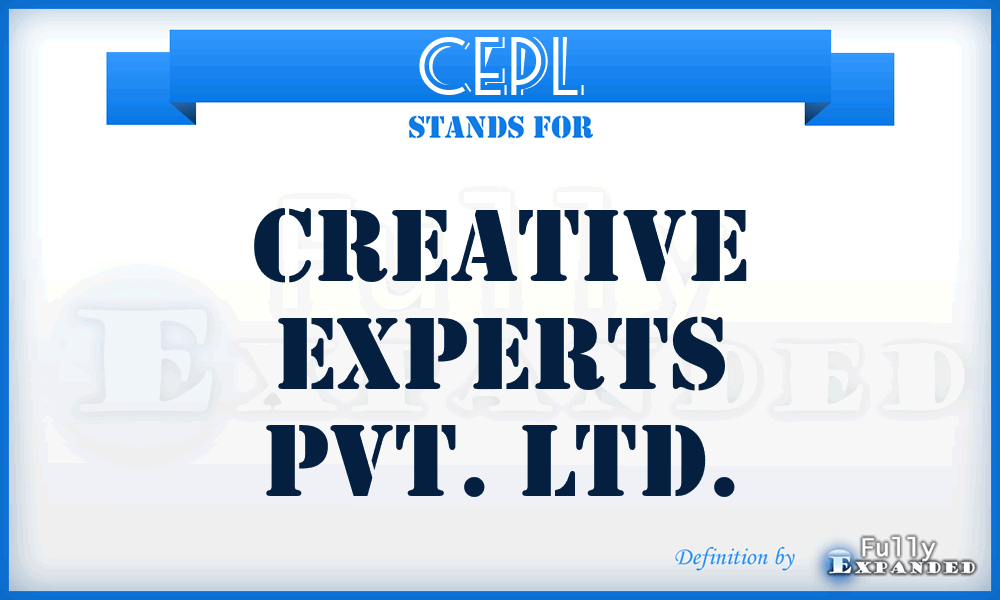 CEPL - Creative Experts Pvt. Ltd.