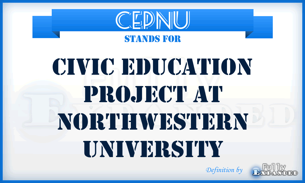 CEPNU - Civic Education Project at Northwestern University