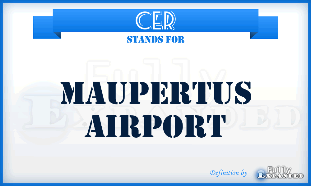 CER - Maupertus airport