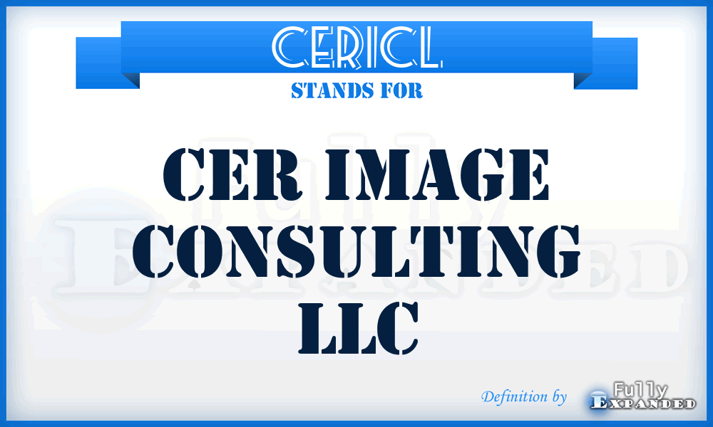 CERICL - CER Image Consulting LLC