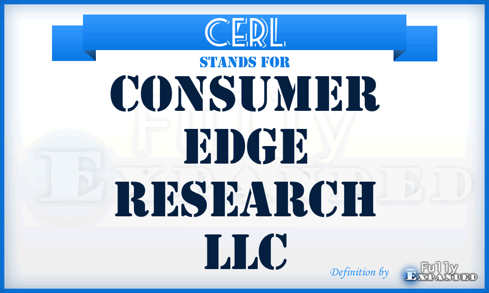 CERL - Consumer Edge Research LLC