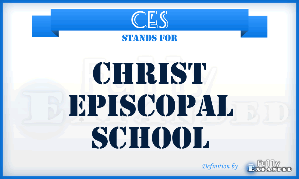 CES - Christ Episcopal School