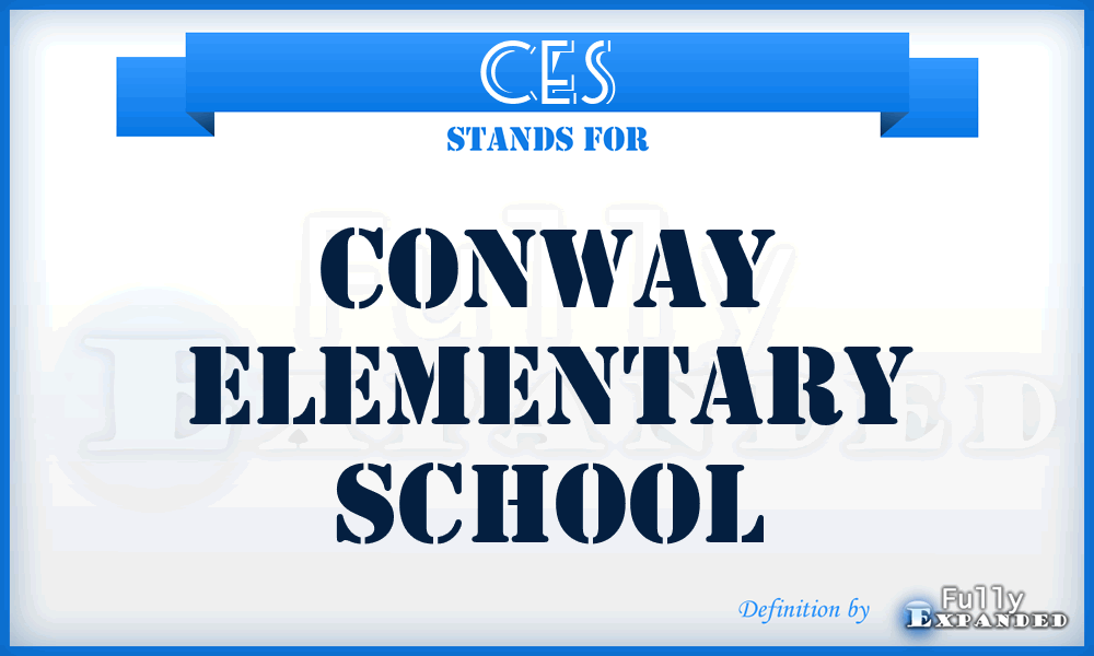 CES - Conway Elementary School
