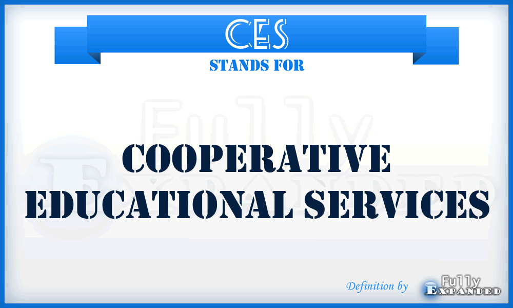 CES - Cooperative Educational Services