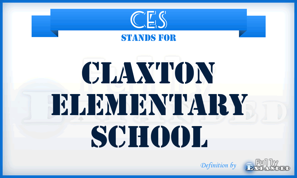 CES - Claxton Elementary School