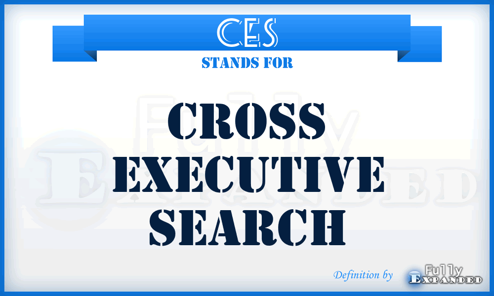 CES - Cross Executive Search