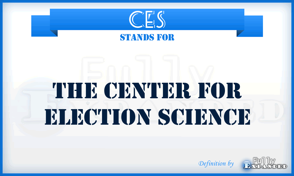 CES - The Center for Election Science