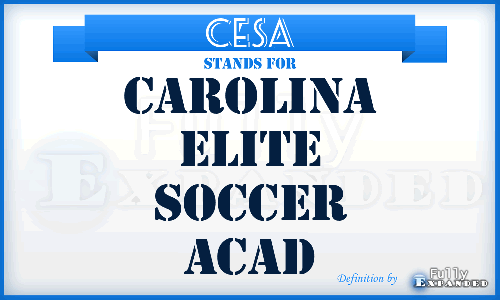 CESA - Carolina Elite Soccer Acad