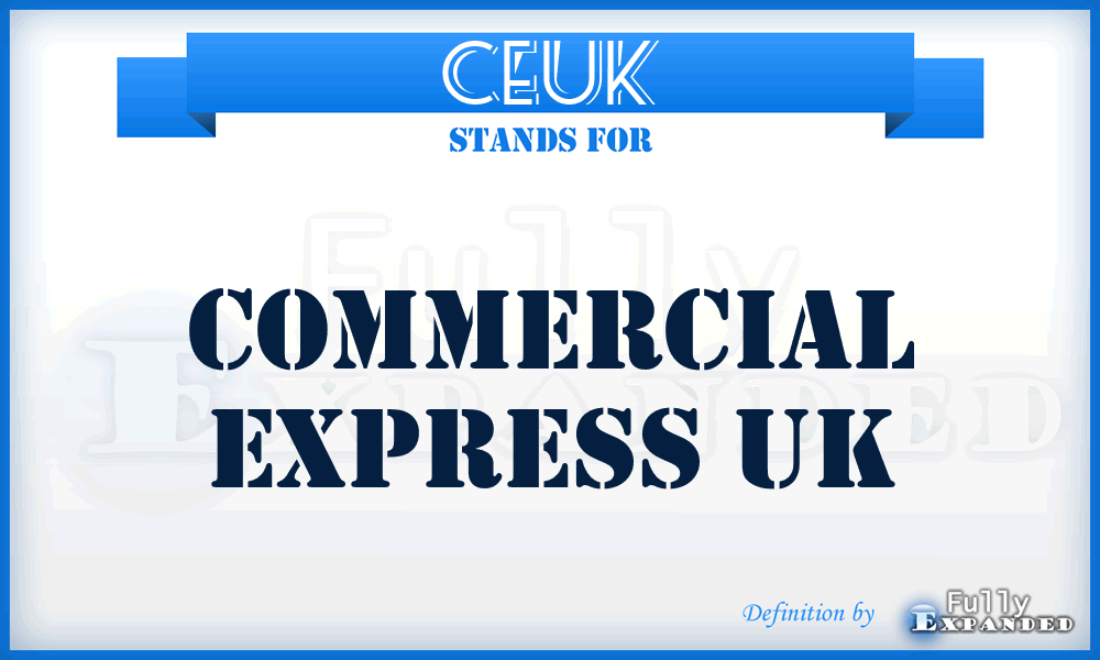 CEUK - Commercial Express UK