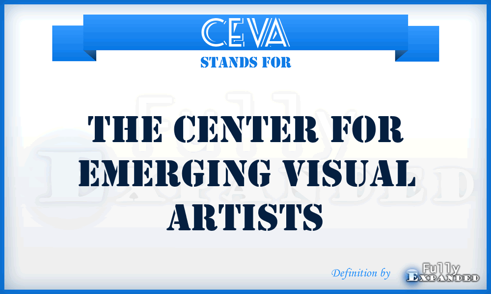CEVA - The Center for Emerging Visual Artists
