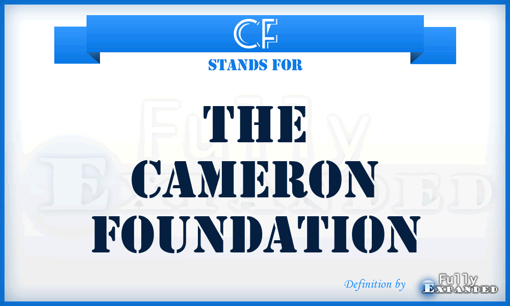 CF - The Cameron Foundation