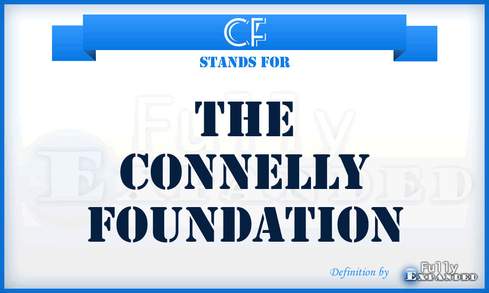 CF - The Connelly Foundation