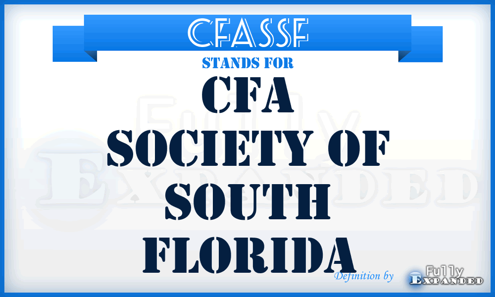 CFASSF - CFA Society of South Florida
