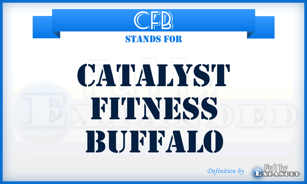 CFB - Catalyst Fitness Buffalo