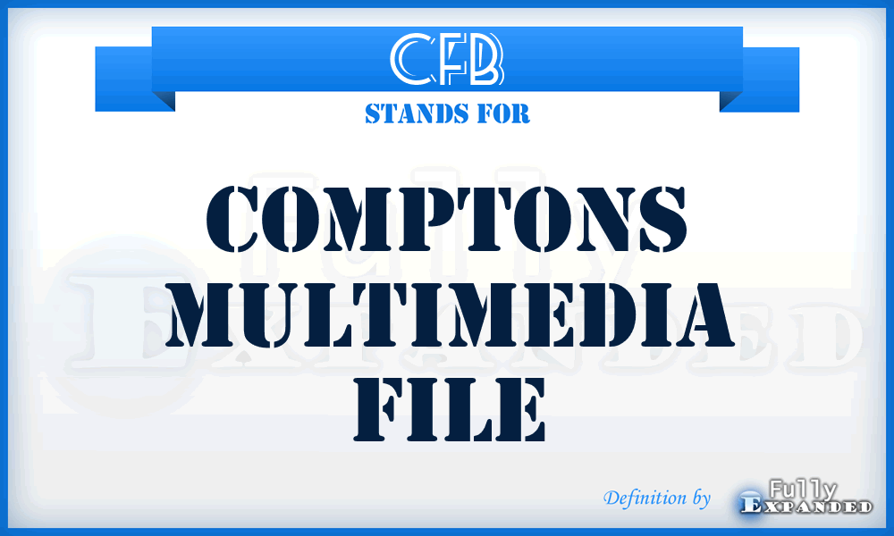 CFB - Comptons Multimedia file