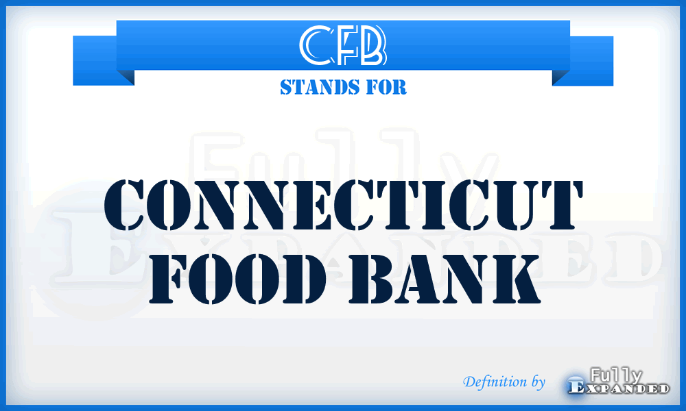 CFB - Connecticut Food Bank