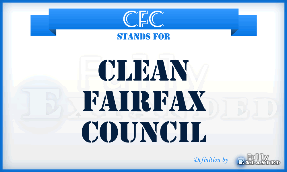 CFC - Clean Fairfax Council
