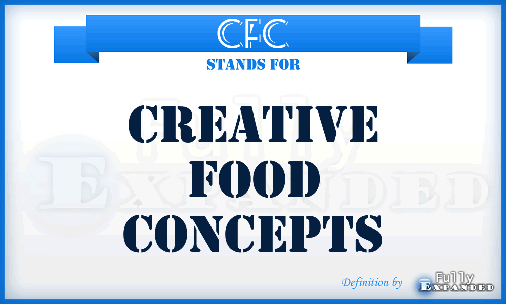 CFC - Creative Food Concepts