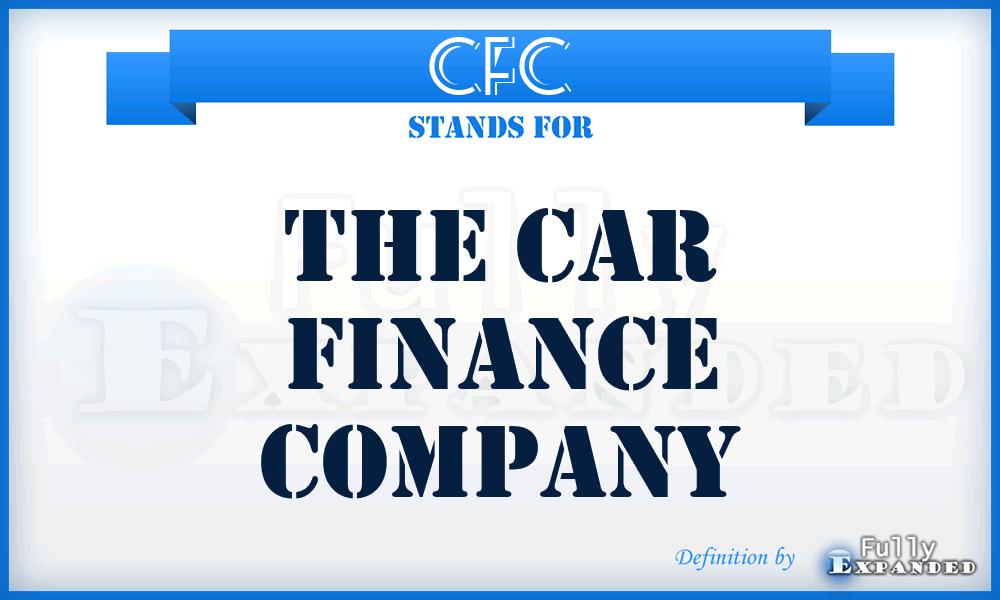 CFC - The Car Finance Company