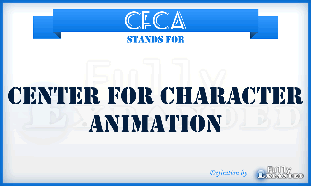 CFCA - Center For Character Animation