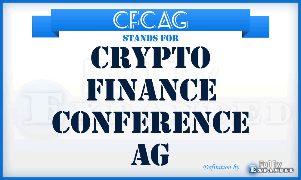 CFCAG - Crypto Finance Conference AG