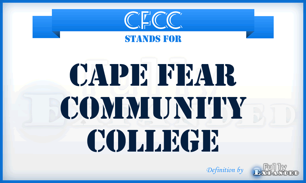 CFCC - Cape Fear Community College