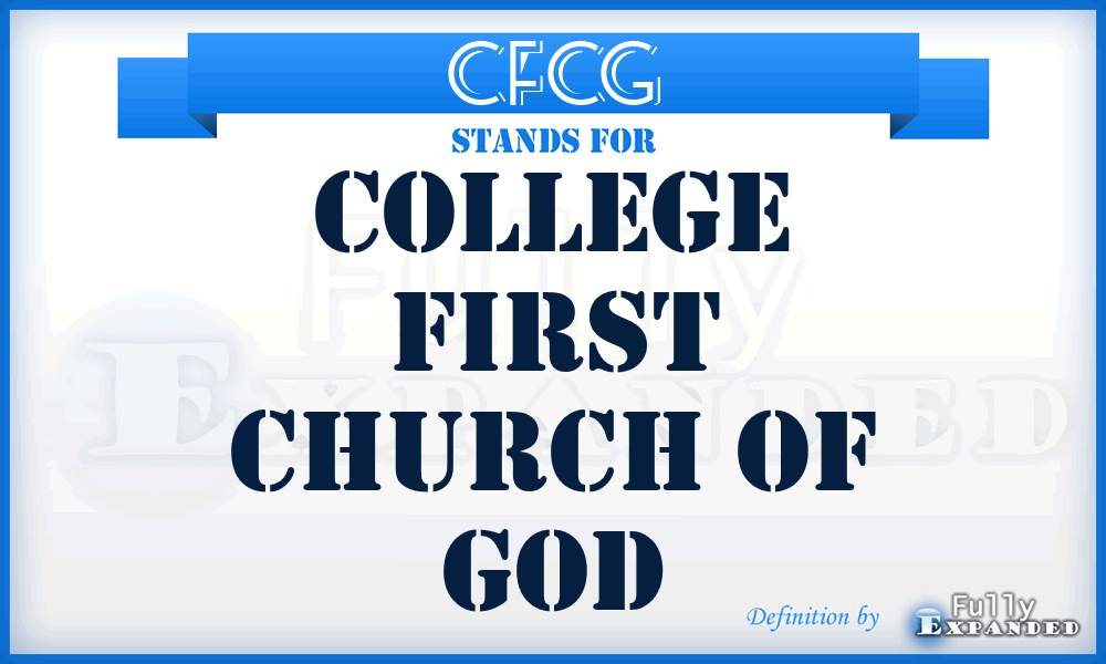 CFCG - College First Church of God
