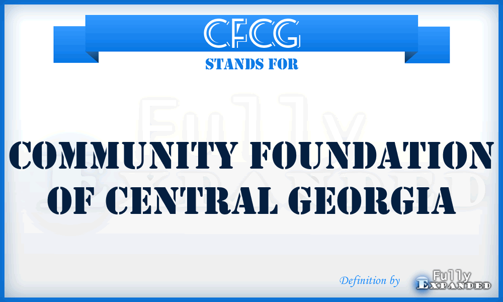 CFCG - Community Foundation of Central Georgia
