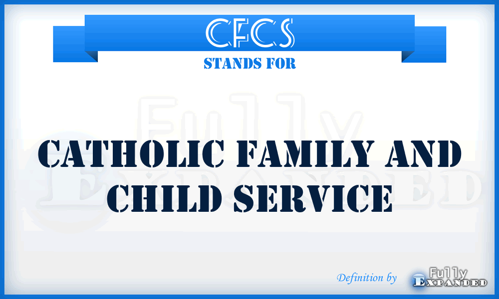CFCS - Catholic Family and Child Service