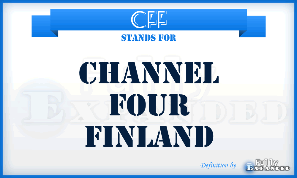 CFF - Channel Four Finland